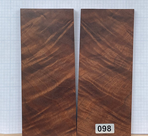 Figured American Black Walnut Custom scales #098