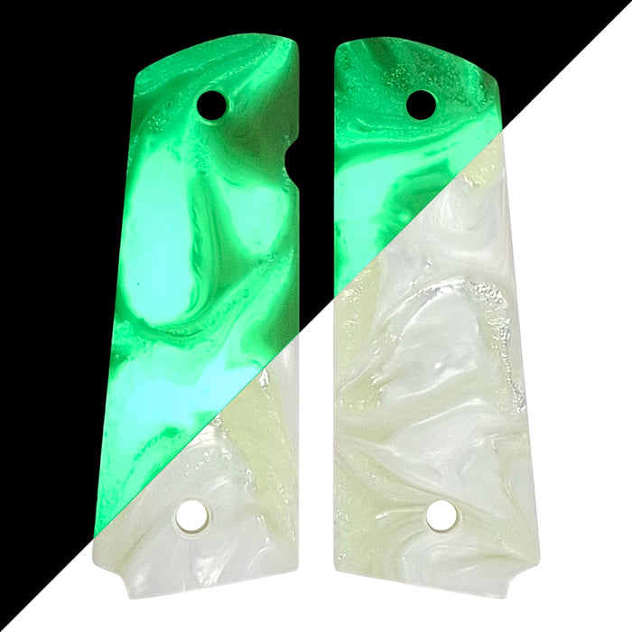 Avalanche Glow Pearl 1911 Grips (Full Size)
