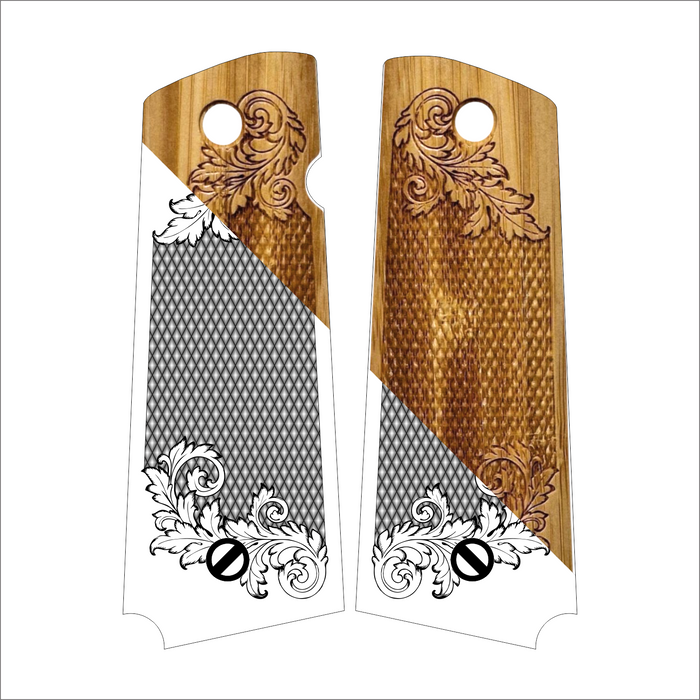 Custom Wood 1911 Grip Designer