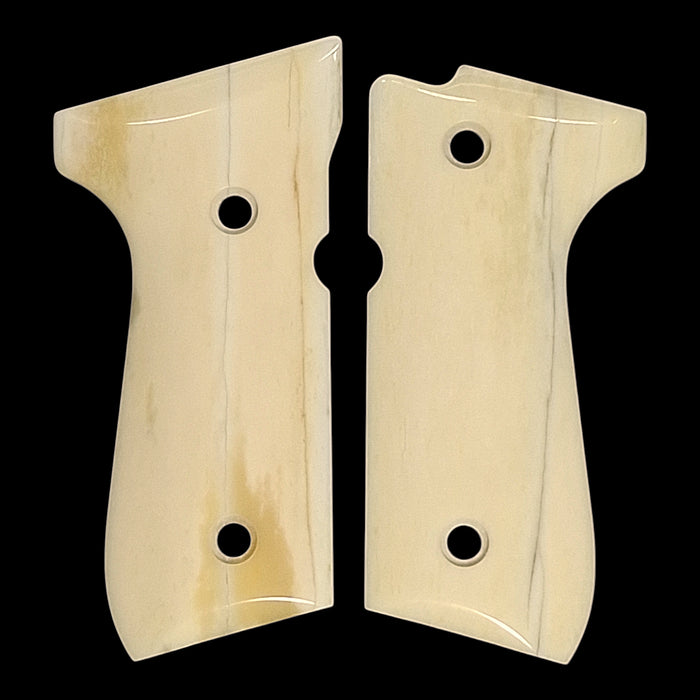 Genuine Giraffe Bone Beretta 92fs Grips #3