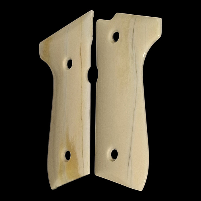 Genuine Giraffe Bone Beretta 92fs Grips #3