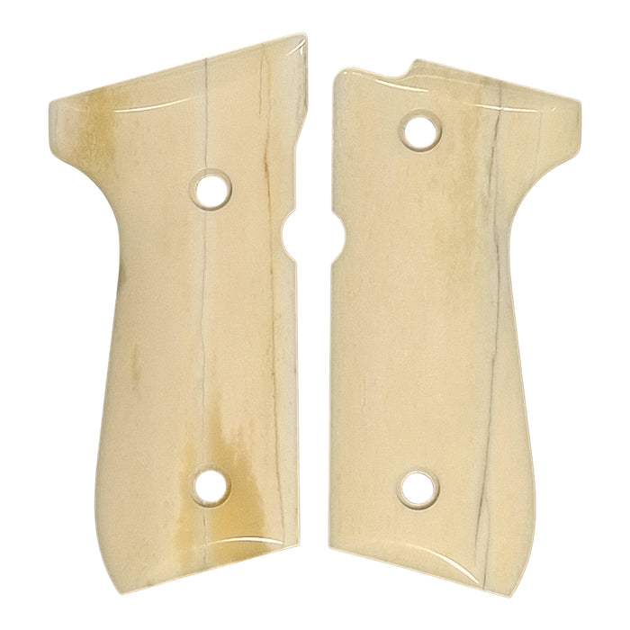 Genuine Giraffe Bone Beretta 92fs Grips #3