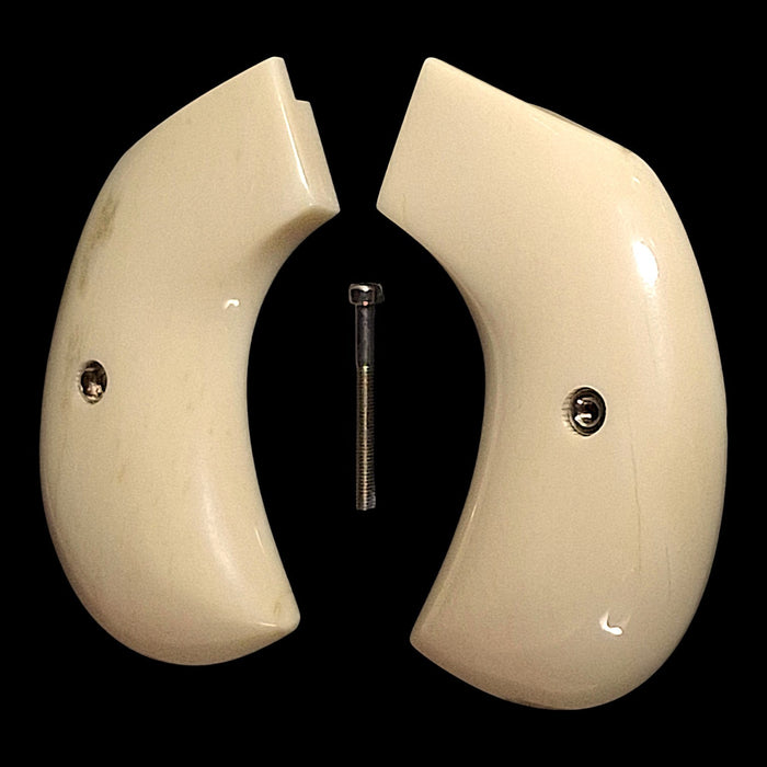 Genuine Giraffe Bone Ruger Vaquero Birdshead Grips