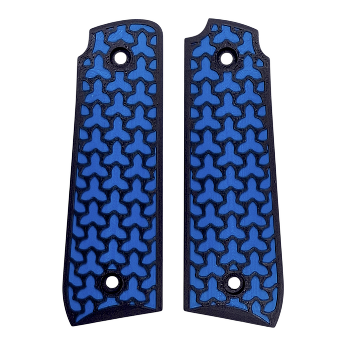 Blue & Black Fusion Printed Ruger Mark IV 22/45 Grips