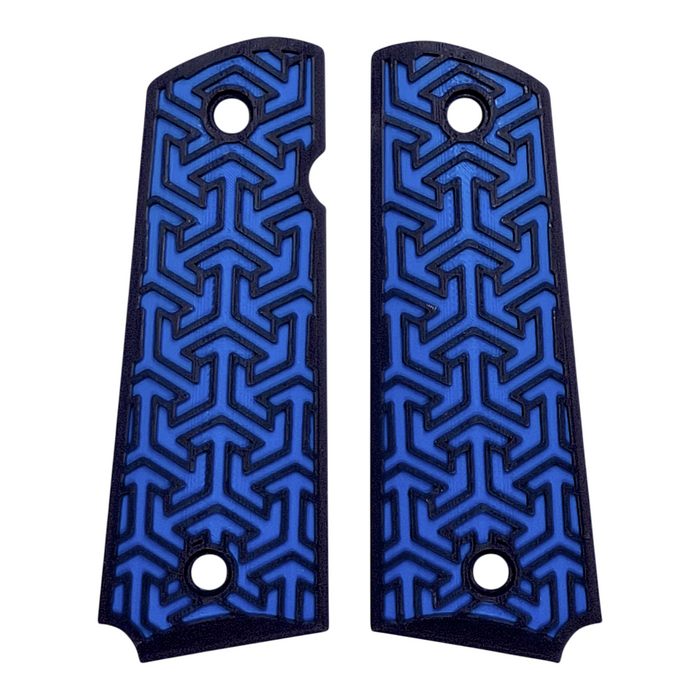 Blue & Black Tritessel Printed 1911 Grips (Full Size)