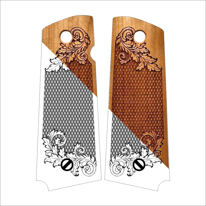 Custom Wood 1911 Grip Designer