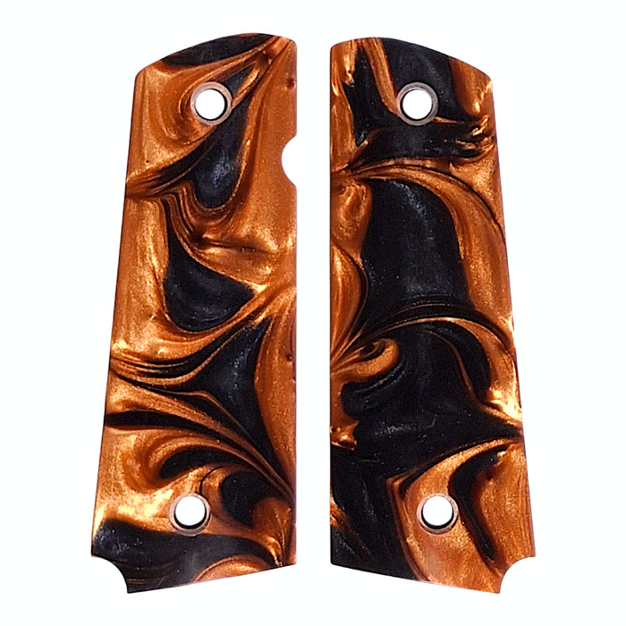 Copper & Black Pearl 1911 Grips (Full Size)