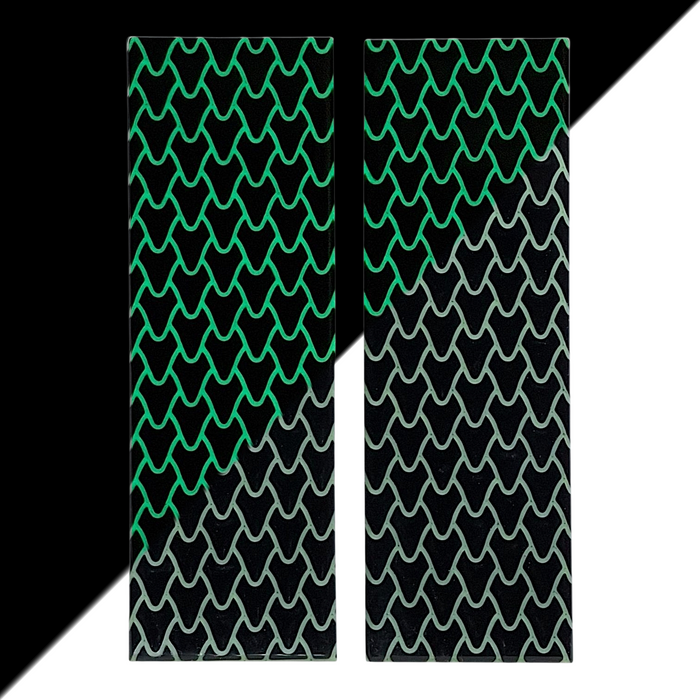 Glow in the Dark Dragon Scale Patterned Pearl Scale Sets