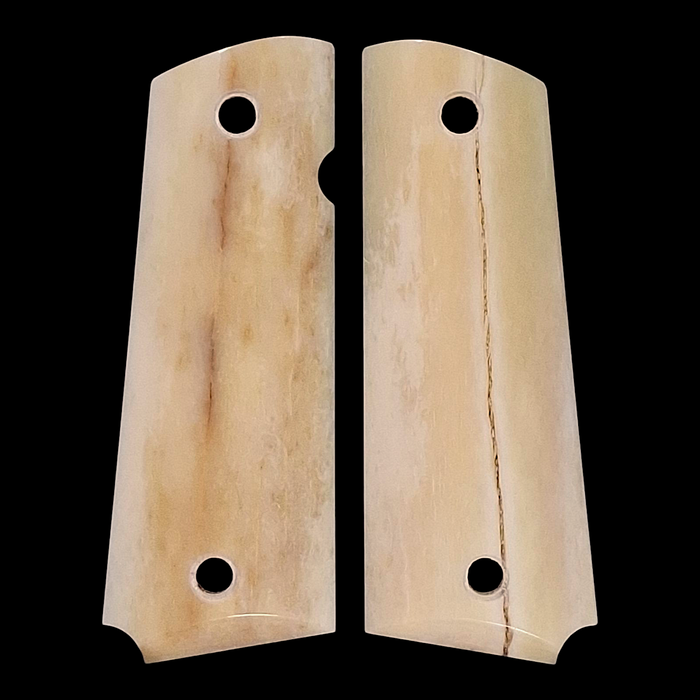 Giraffe Bone Full Size 1911 Grips #3