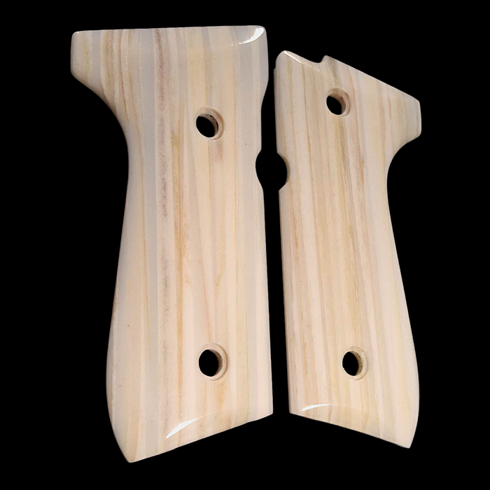 Giraffe Bone Composite Beretta 92fs Grips