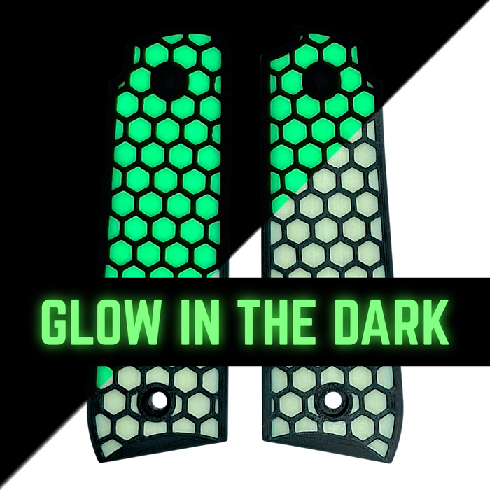 Glow in the Dark Honeycomb Printed Ruger Mark IV 22/45 Grips