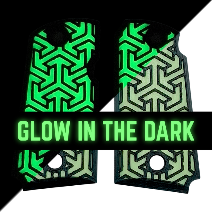 Glow in the Dark Tritessel Printed Kimber Micro 9 Grips