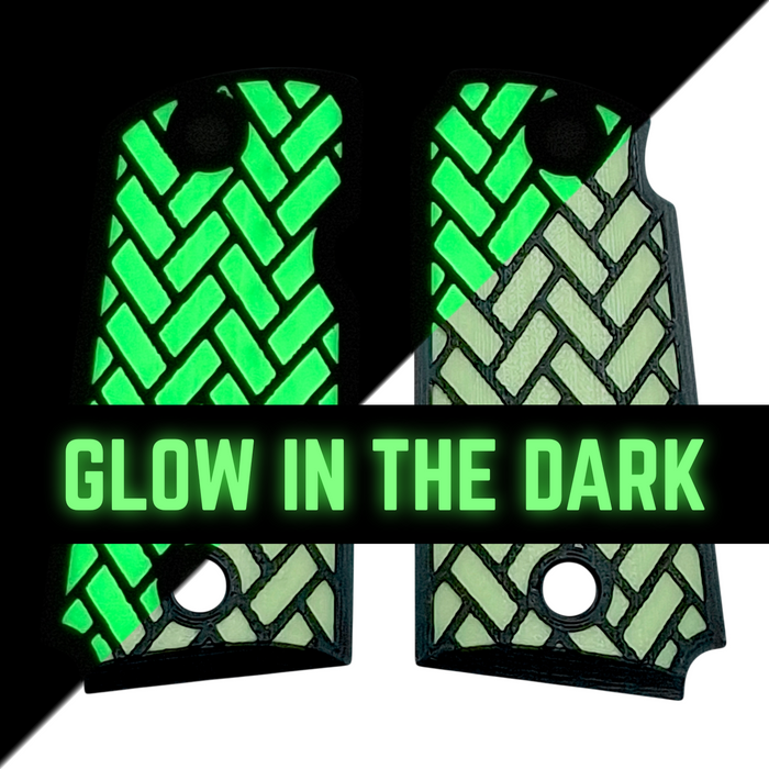 Glow in the Dark Weave Printed Kimber Micro 9 Grips