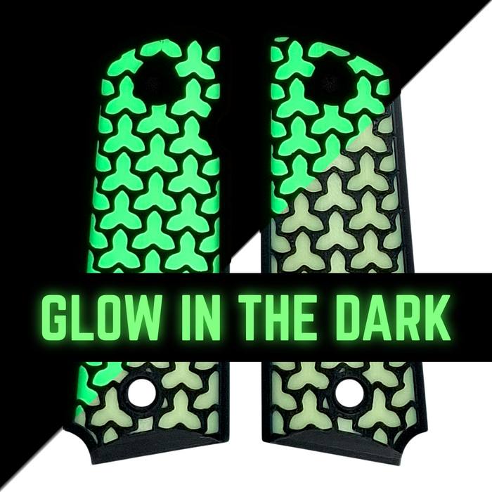 Glow in the Dark Fusion Printed 1911 Grips (Compact)