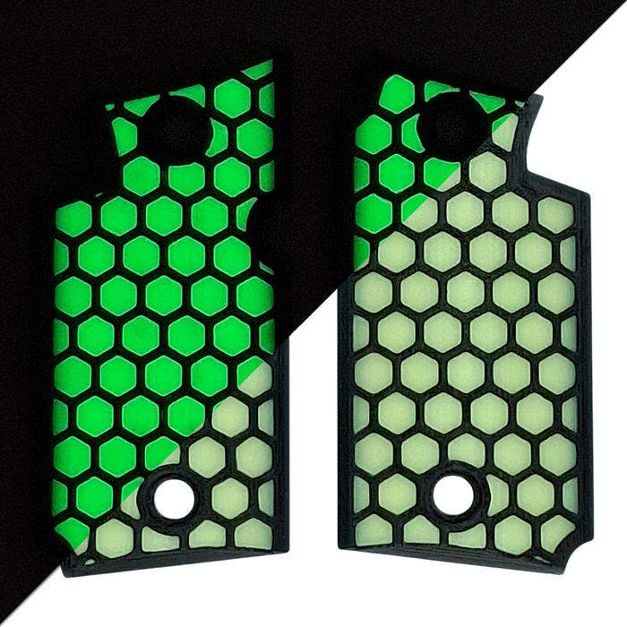 Glow in the Dark Honeycomb Printed Sig Sauer P938 Grips
