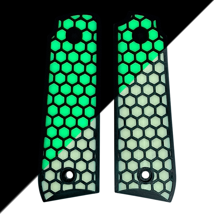 Glow in the Dark Honeycomb Printed Ruger Mark IV 22/45 Grips