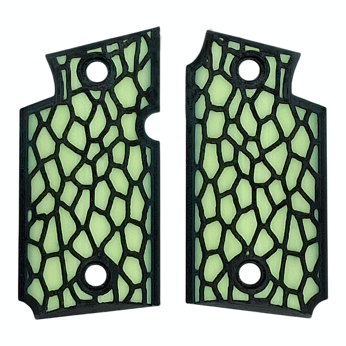 Glow in the Dark Reptile Printed Sig Sauer P938 Grips