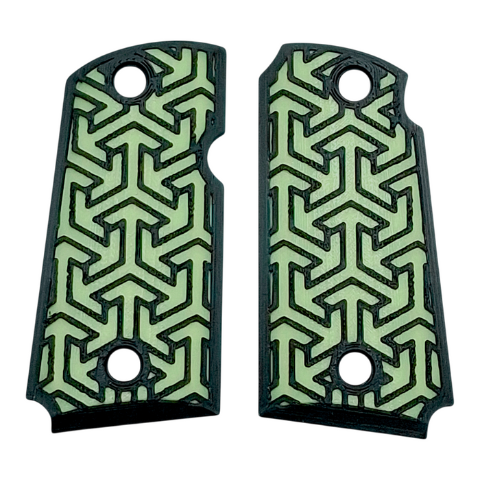 Glow in the Dark Tritessel Printed Kimber Micro 9 Grips