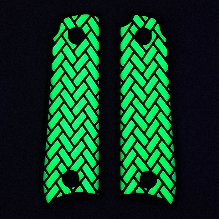 Glow in the Dark Weave Printed Ruger Mark IV 22/45 Grips