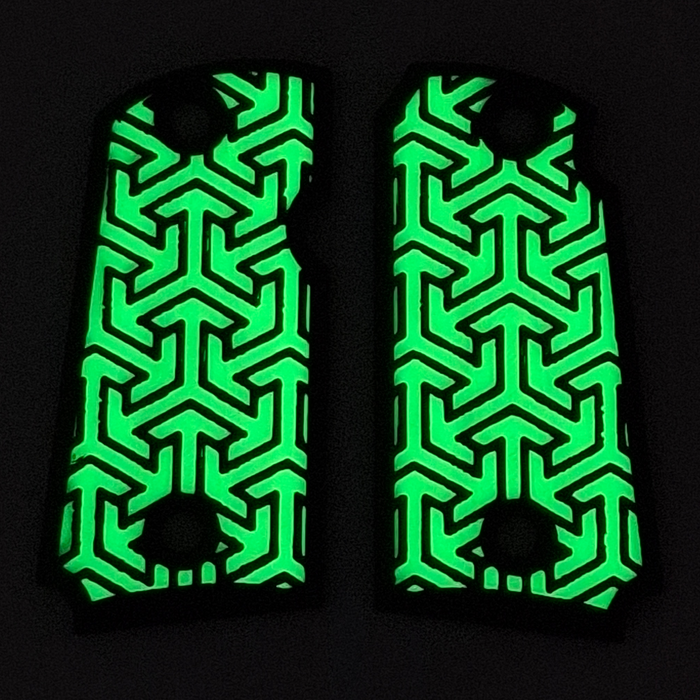 Glow in the Dark Tritessel Printed Kimber Micro 9 Grips