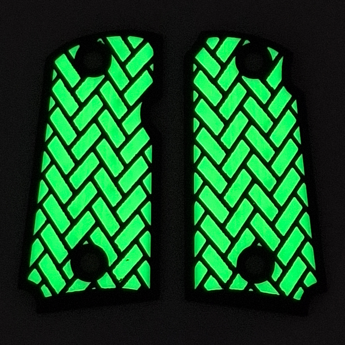 Glow in the Dark Weave Printed Kimber Micro 9 Grips