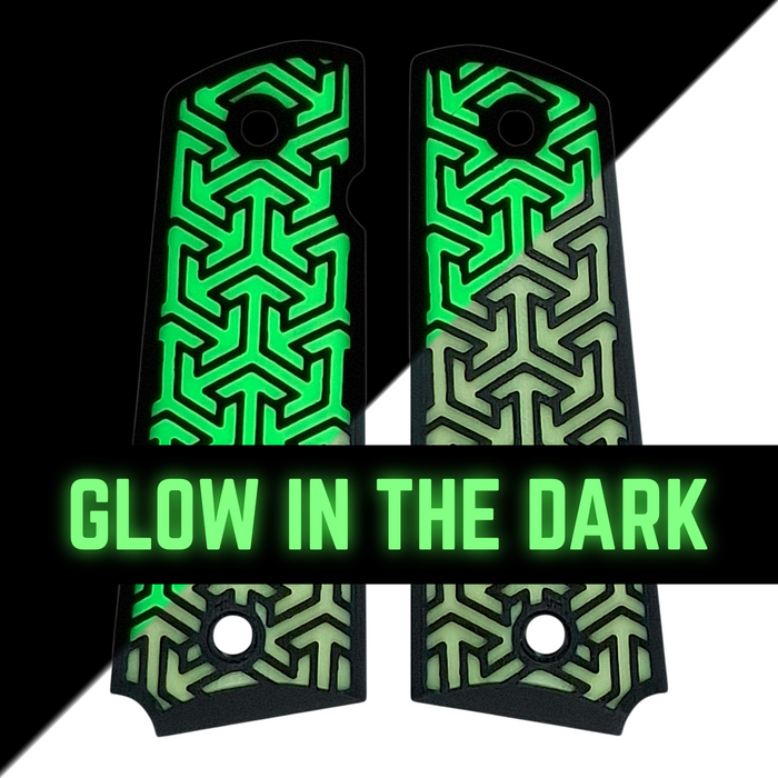 Glow in the Dark Tritessel Printed 1911 Grips (Full Size)