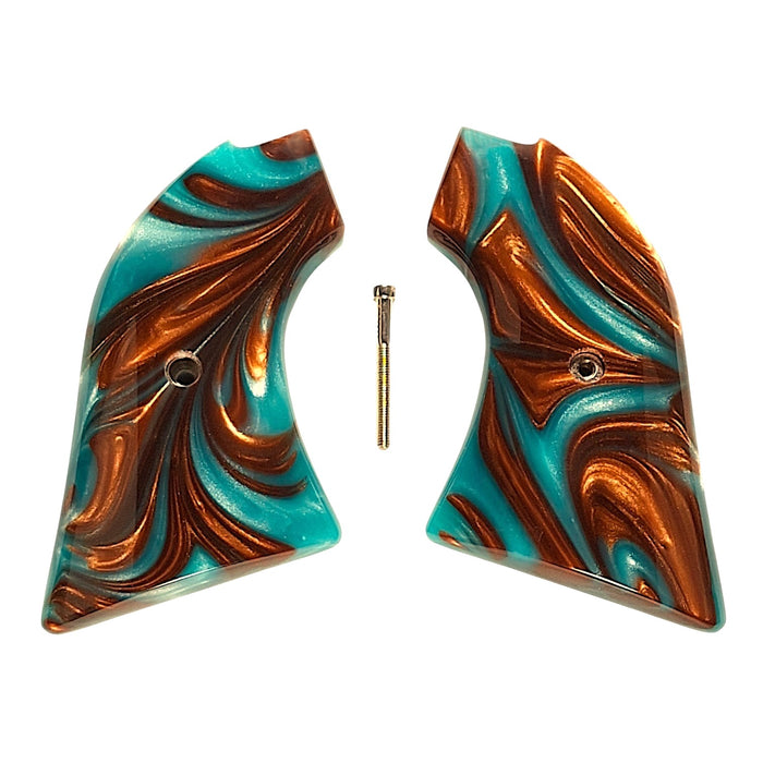 Copper & Turquoise Pearl Heritage Rough Rider Grips