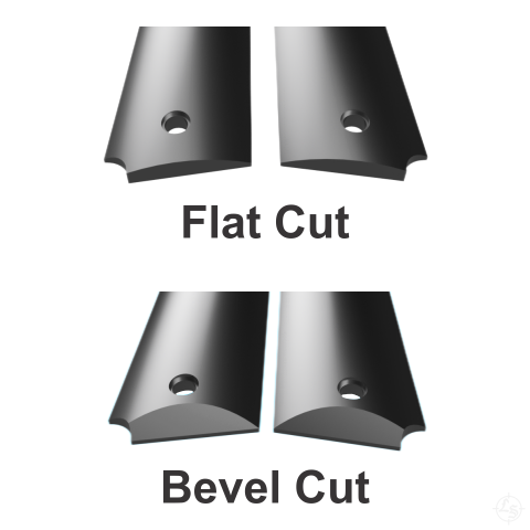 Finished Cherry 1911 Grips (Compact) X