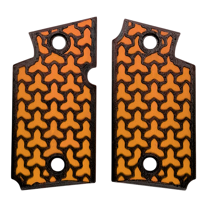 Orange & Black Fusion Printed Sig Sauer P938 Grips