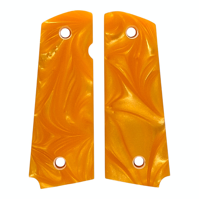 Orange Pearl 1911 Grips (Full Size)
