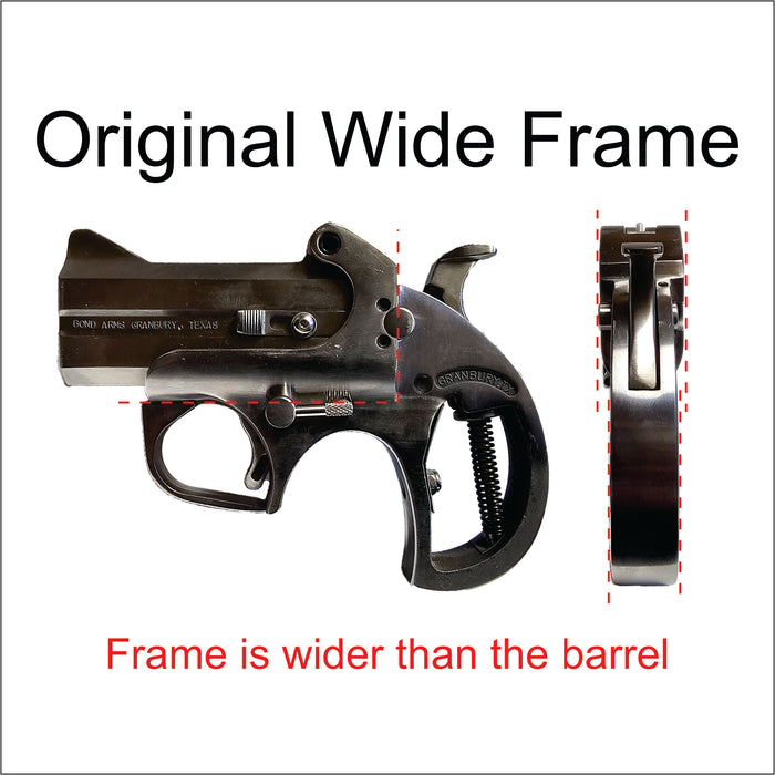 Faux Ivory American Flag Extended Bond Arms Derringer Grips