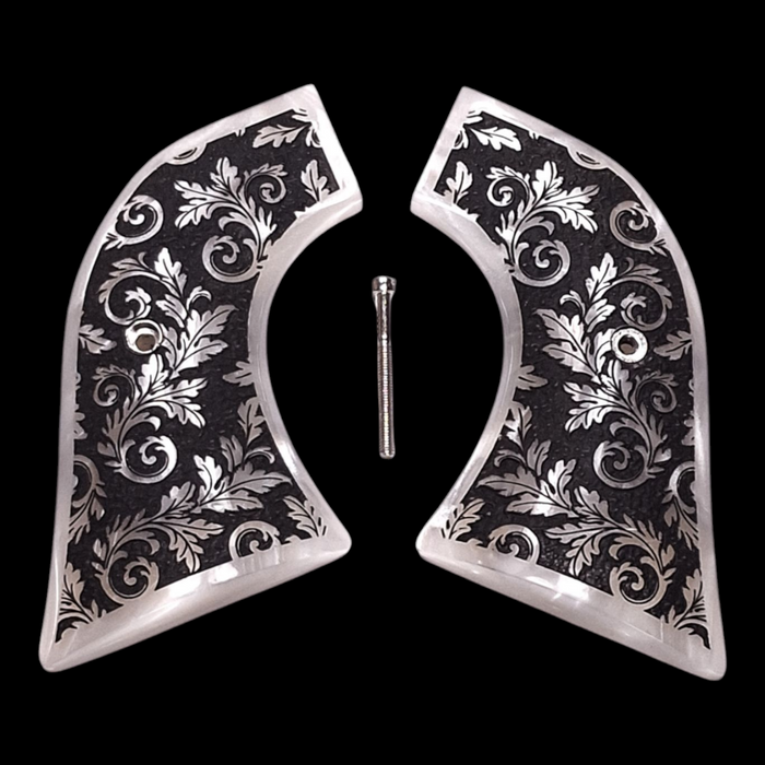Rio Grande White Knight Custom Polymer Grips For Ruger Revolvers (Vaquero/Blackhawk/Wrangler)