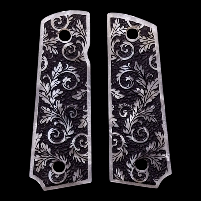 Pearl Floral Grips Compatible/Replacement for Browning 1911-22 1911-380