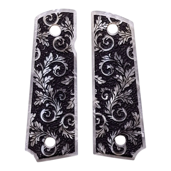 Pearl Floral Grips Compatible/Replacement for Browning 1911-22 1911-380
