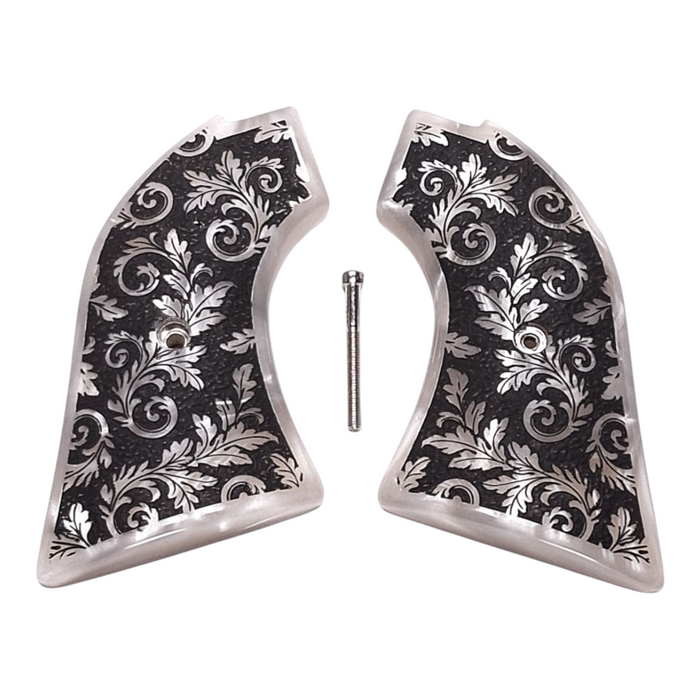 Pearl Floral Scroll Heritage Rough Rider Grips