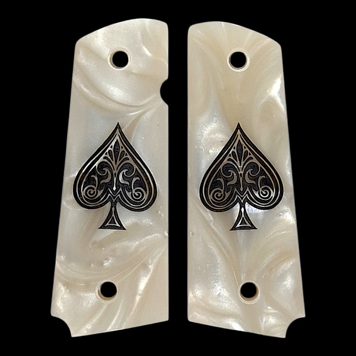 Pearl Spade 1911 Grips (Full Size)