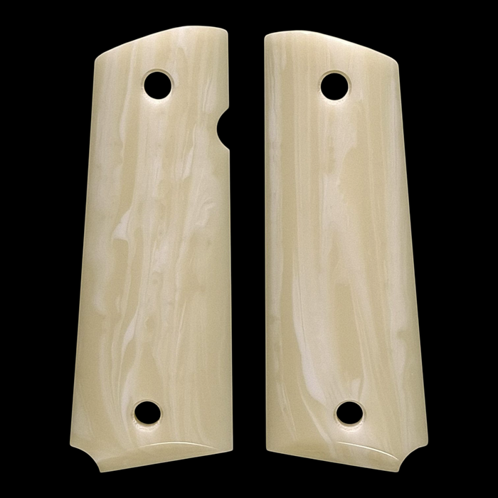 CLEARANCE-Faux Ivory Full Size 1911 Grips #1