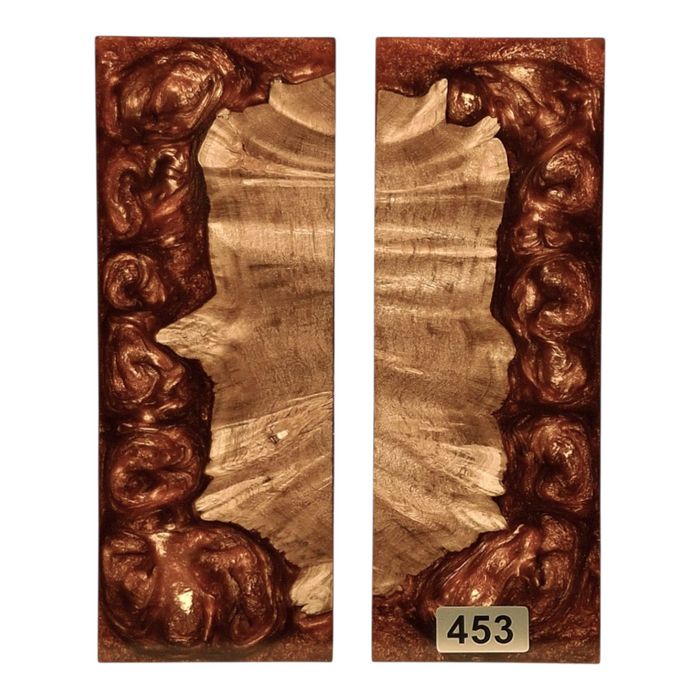 Maple Burl & Copper Pearl Scales #453