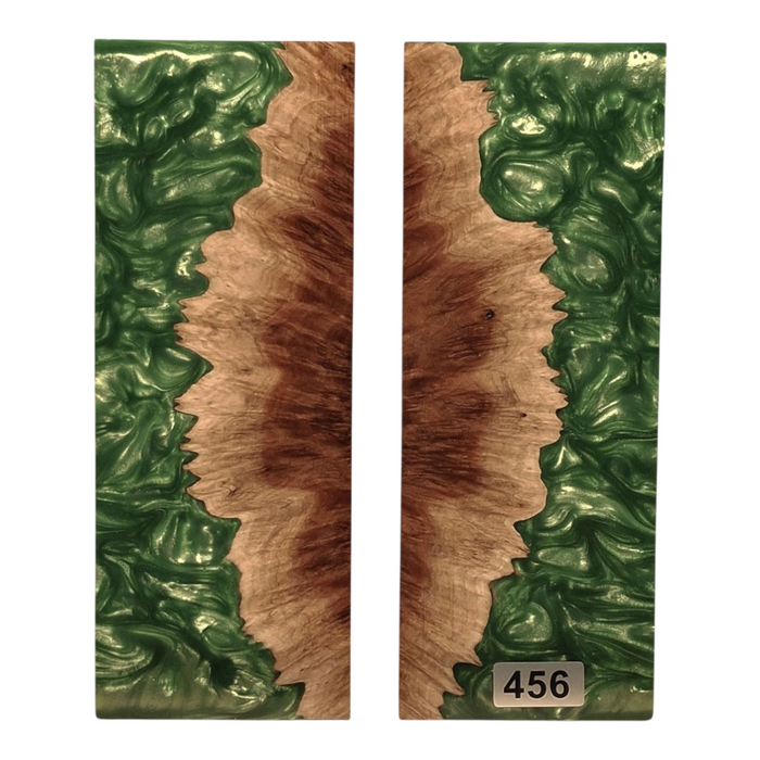 Mallee Burl & Green Pearl Scales #456