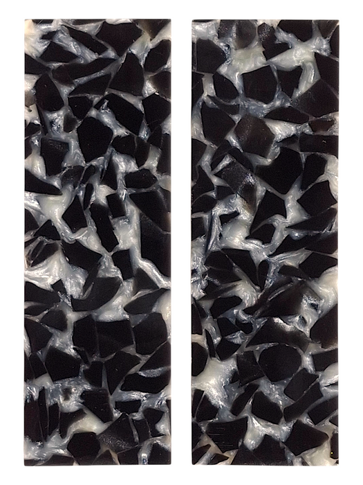 White & Black Terrazzo Pearl Scale Sets