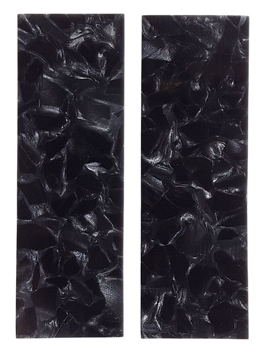 Black & Black Terrazzo Pearl Scale Sets