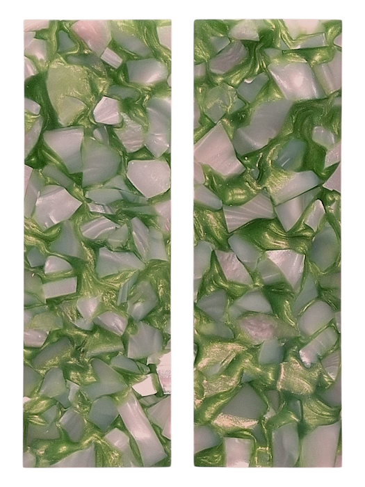 Green & White Terrazzo Pearl Scale Sets