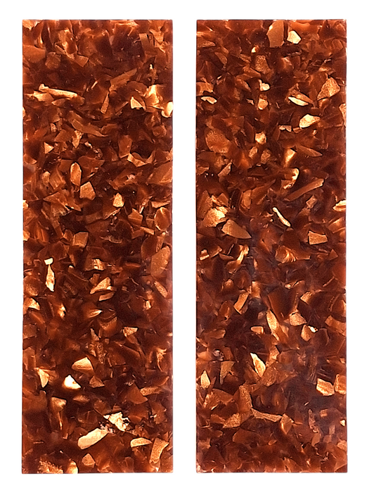 Clear & Copper Terrazzo Pearl Scale Sets