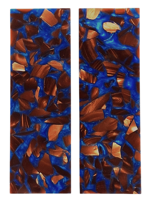 Blue & Copper Terrazzo Pearl Scale Sets
