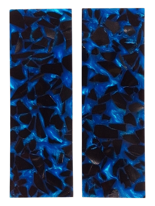 Blue & Black Terrazzo Pearl Scale Sets