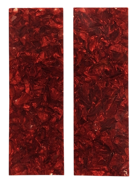 Red & Clear Terrazzo Pearl Scale Sets