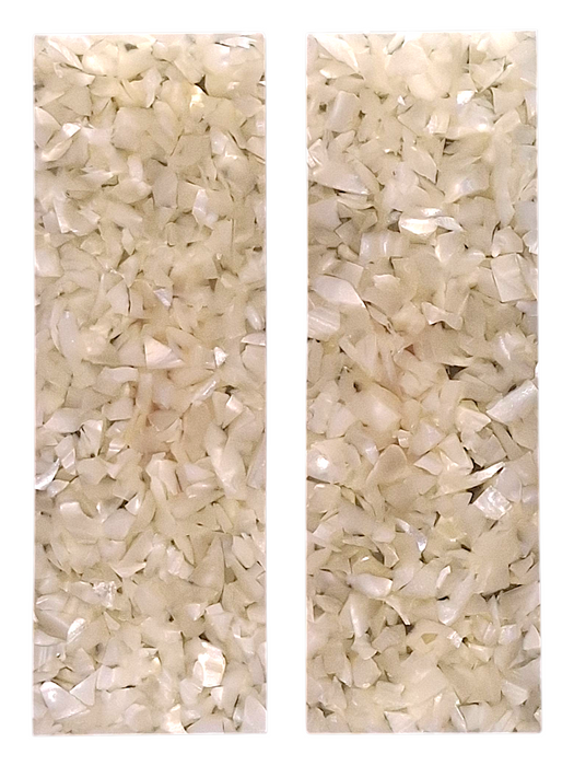 Clear & White Terrazzo Pearl Scale Sets