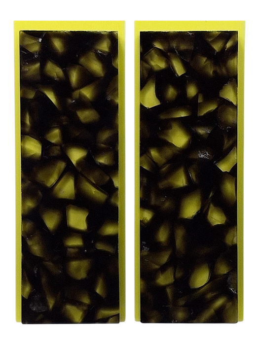 Transparent Black & Clear Terrazzo Pearl Scale Sets