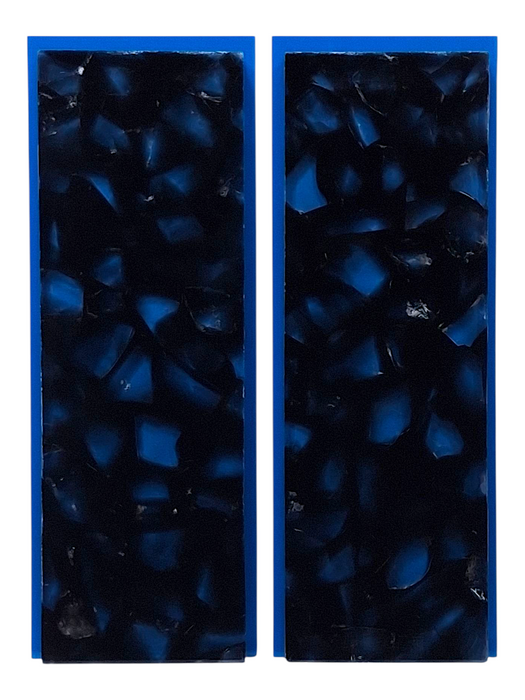 Transparent Black & Clear Terrazzo Pearl Scale Sets