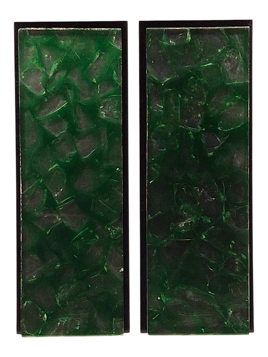 Transparent Green & Clear Terrazzo Pearl Scale Sets